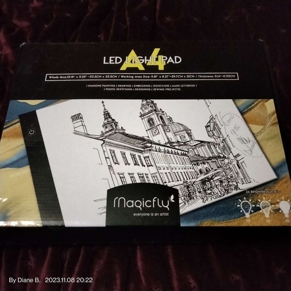 A4 LED Tracing Light Box Board Art Tattoo Drawing Copy Pad Table Stencil Display
